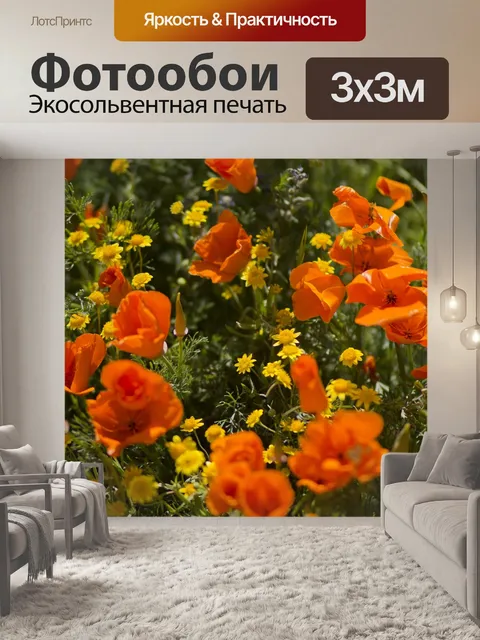Фотообои Маки