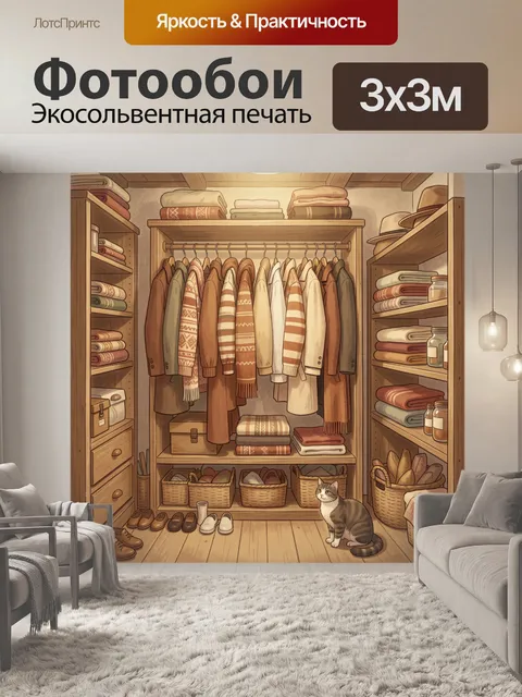 300 × 300 см · Экосольвентная печать