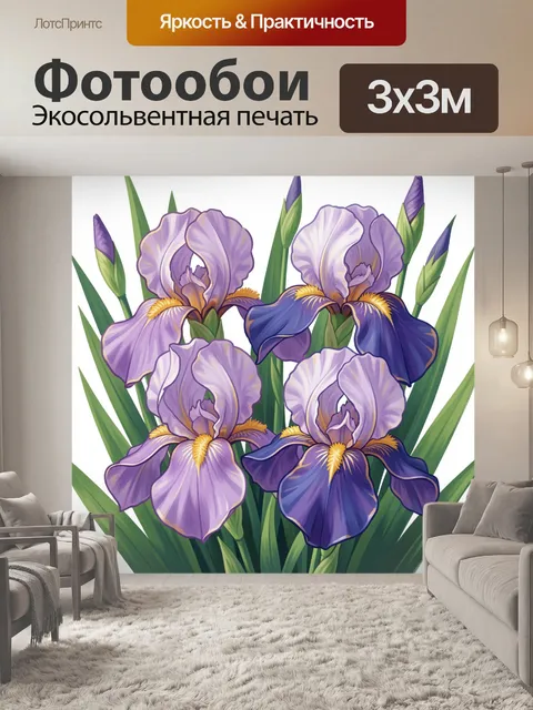300 × 300 см · Экосольвентная печать