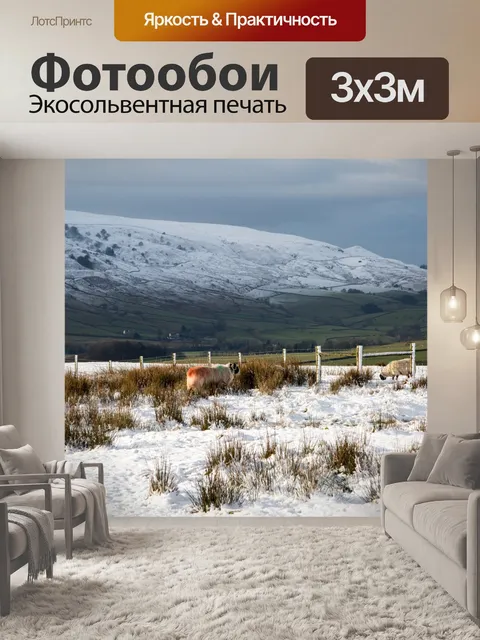 Фотообои Зимний пейзаж