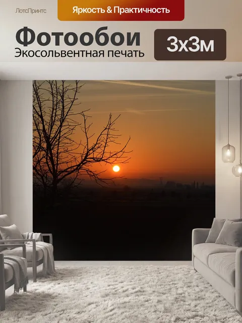 Фотообои Заход солнца