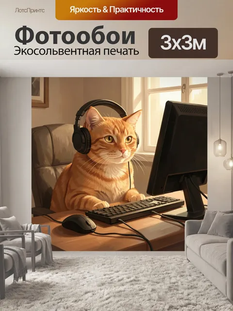 300 × 300 см · Экосольвентная печать