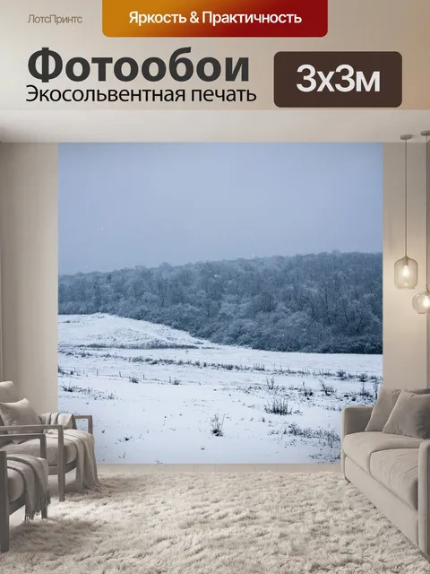 Фотообои Снег