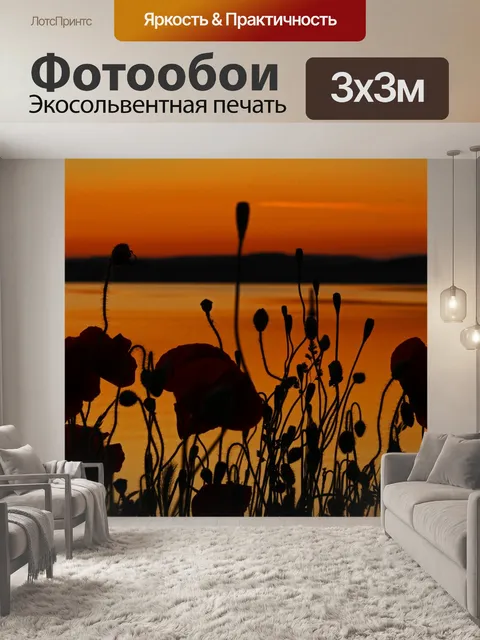 Фотообои Заход солнца