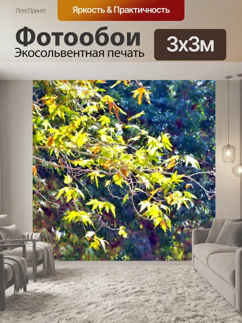 Фотообои Осенние листья фон