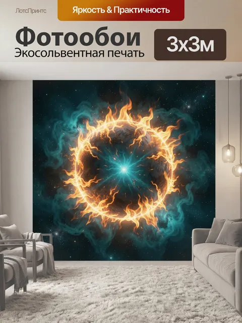 300 × 300 см · Экосольвентная печать
