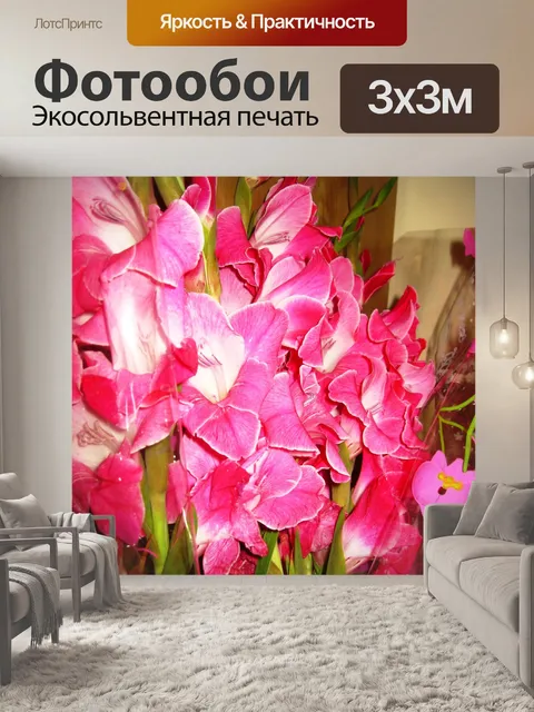 Фотообои Букет с гладиолусов