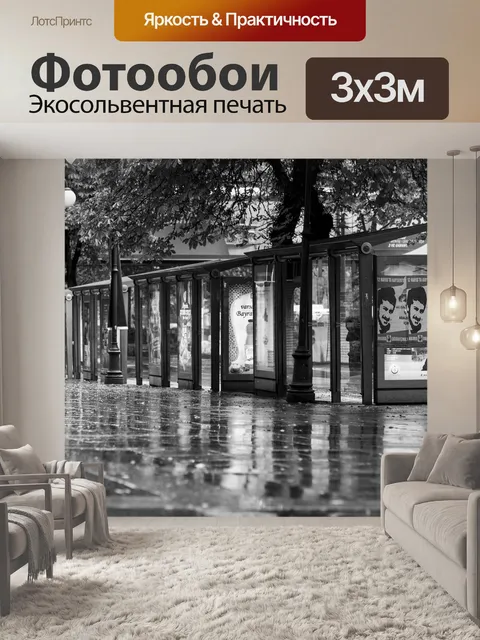 Фотообои Черно-белый