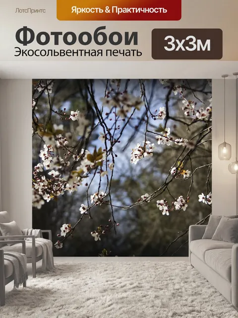 Фотообои Вишневые деревья
