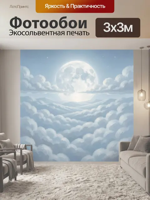 300 × 300 см · Экосольвентная печать