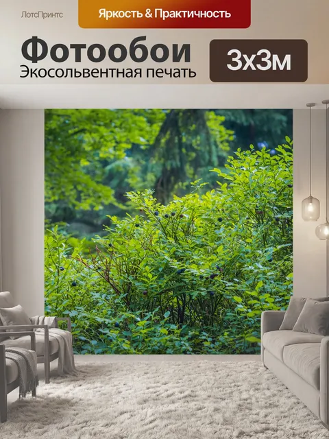 Фотообои Черника