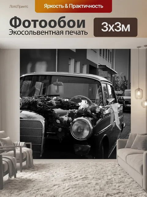 Фотообои Черно-белый