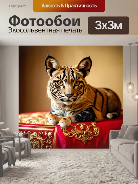 Фотообои животные в стиле барокко