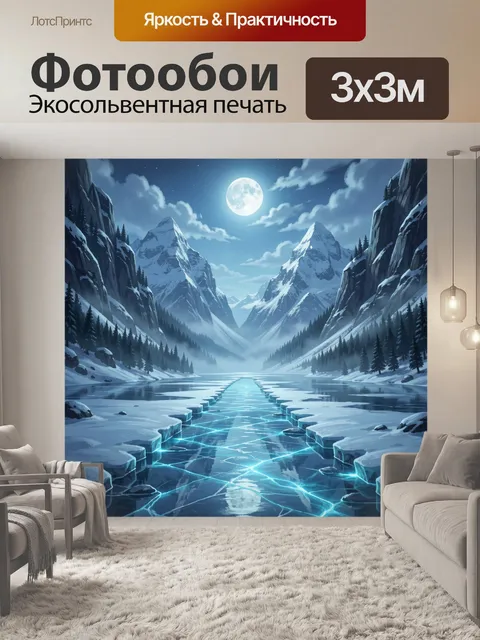300 × 300 см · Экосольвентная печать