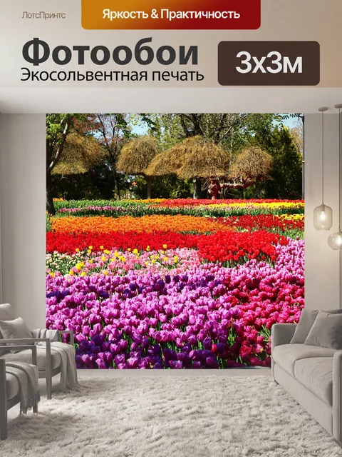 Фотообои Тюльпаны праздник