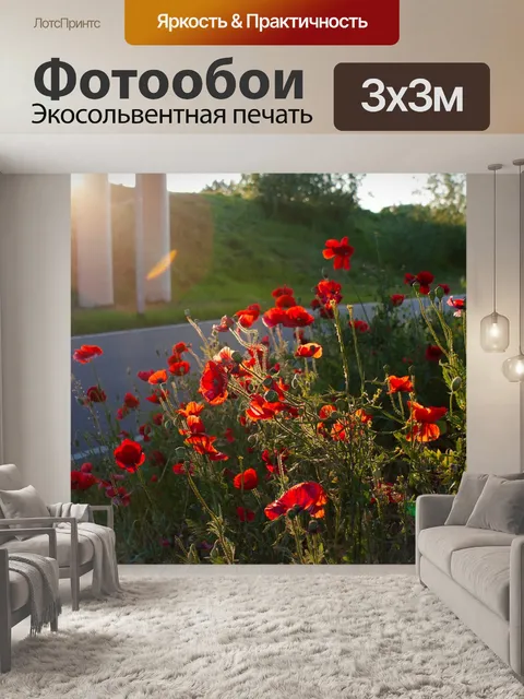 Фотообои Маки