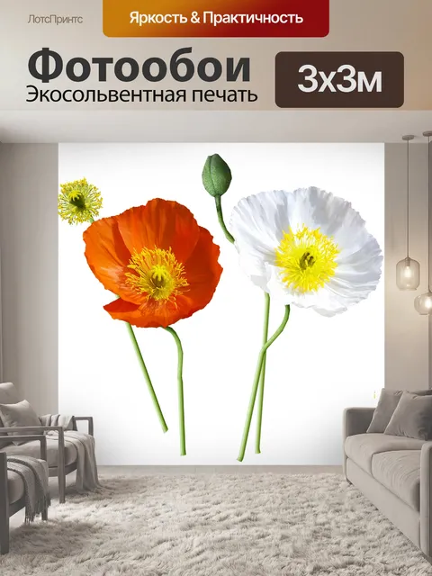 Фотообои Маки