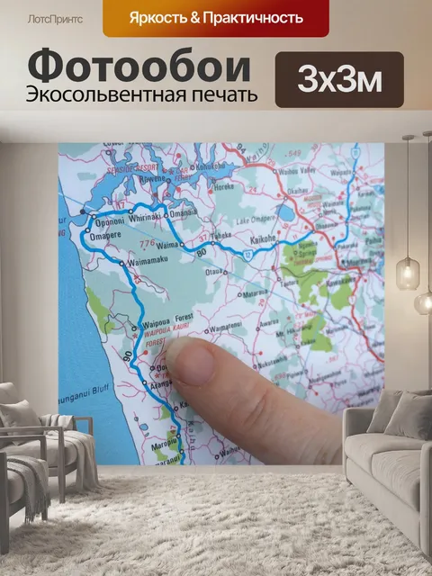 Фотообои Карта