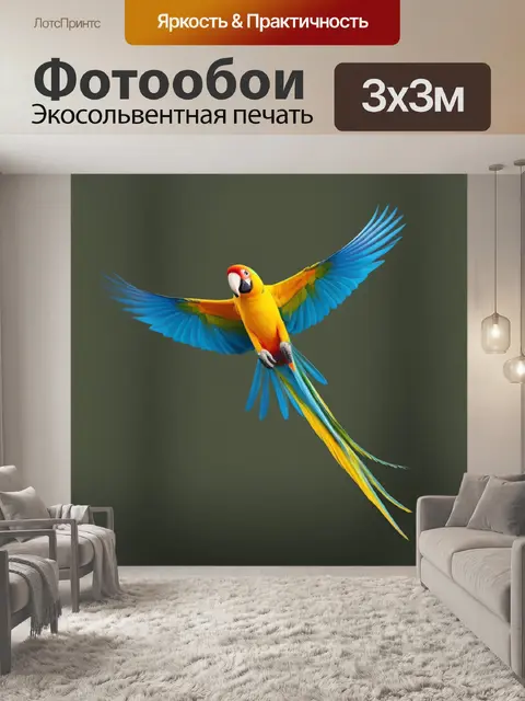 Фотообои летит