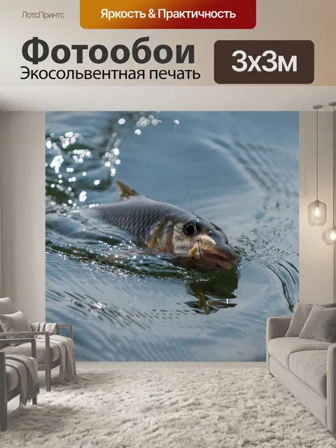 Фотообои Ловит рыбу