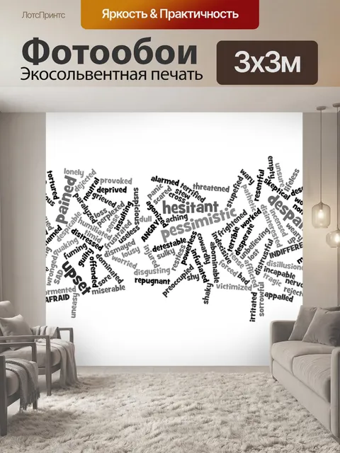 Фотообои Облако слов