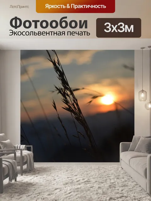 Фотообои Заход солнца