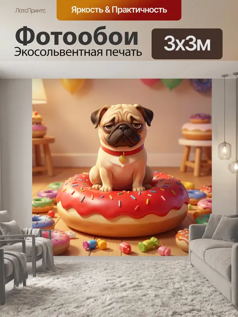 300 × 300 см · Экосольвентная печать