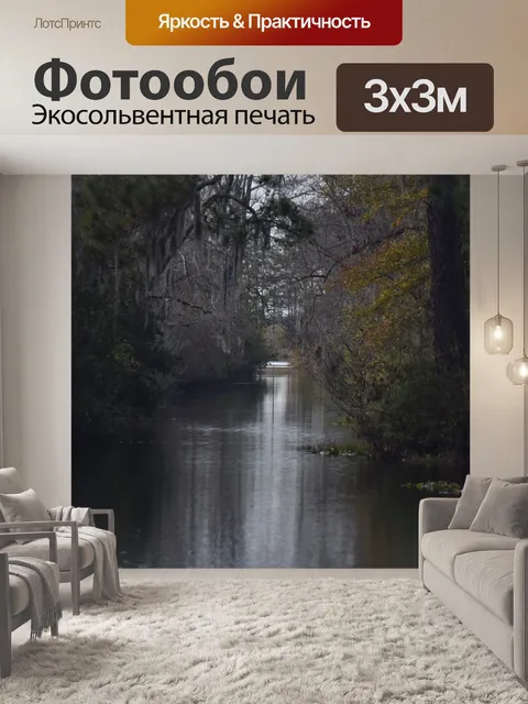 Фотообои Болото и деревья
