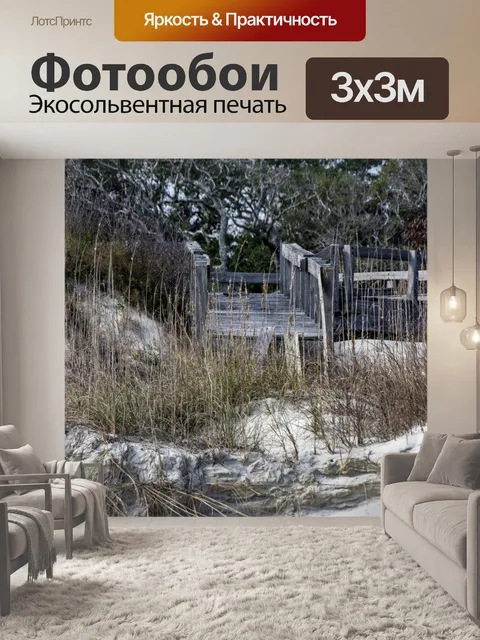 Фотообои Лестница из песчаных дюн