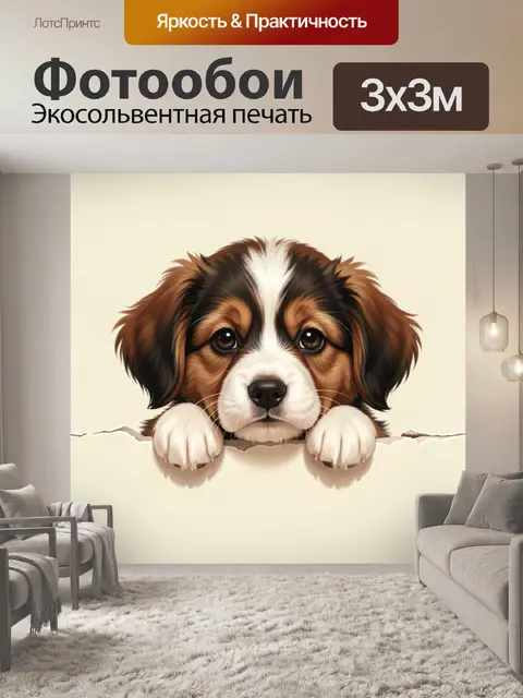 300 × 300 см · Экосольвентная печать