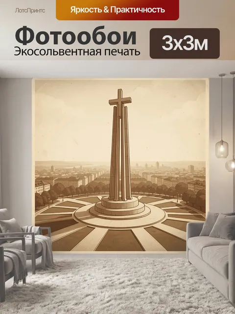Фотообои Обелиск с крестом