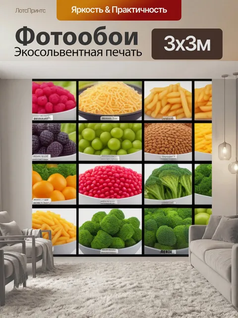 Фотообои растущие цены на продукты с изображением