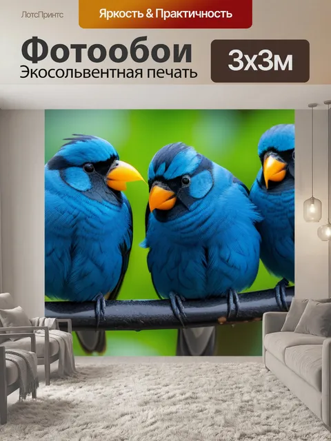 Фотообои с птичками