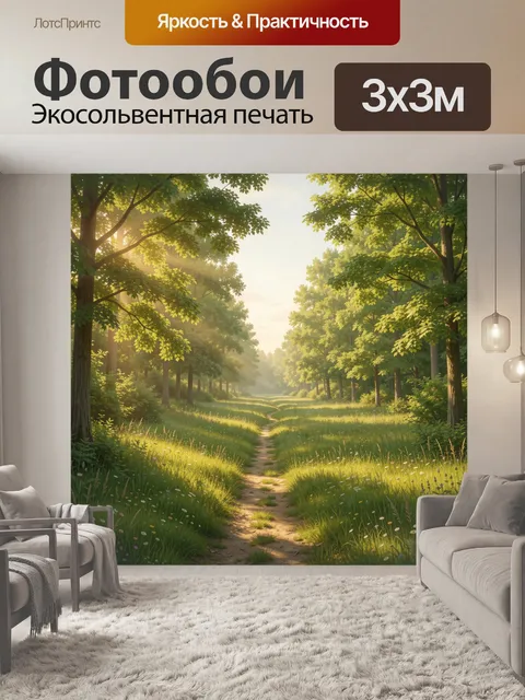 300 × 300 см · Экосольвентная печать