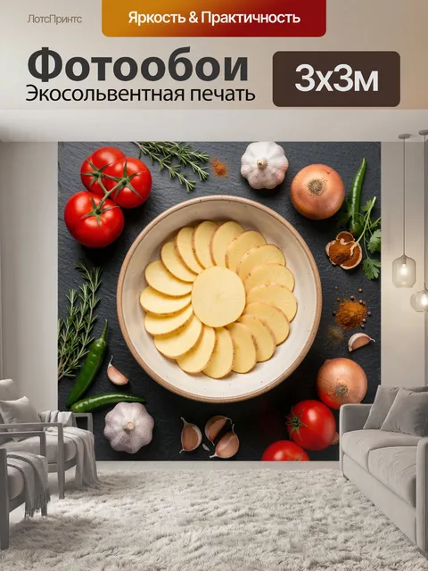 300 × 300 см · Экосольвентная печать