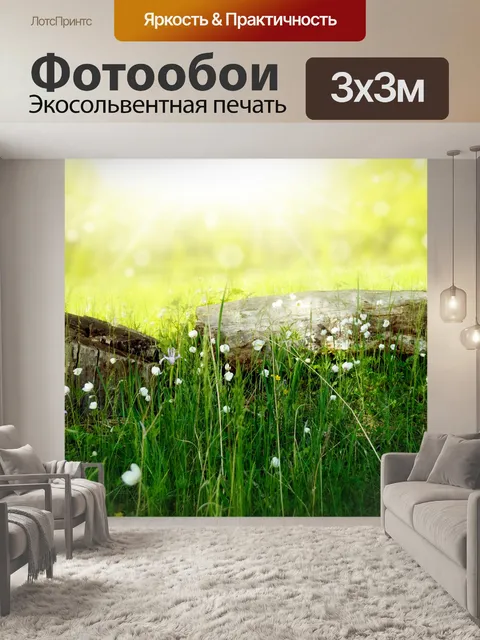Фотообои Цветочная поляна