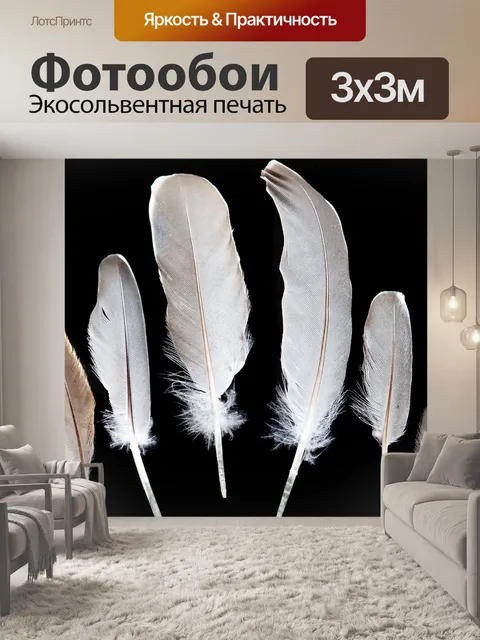 Фотообои Перья
