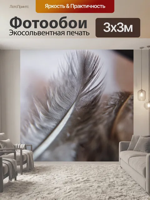 Фотообои Птичьи перья 1