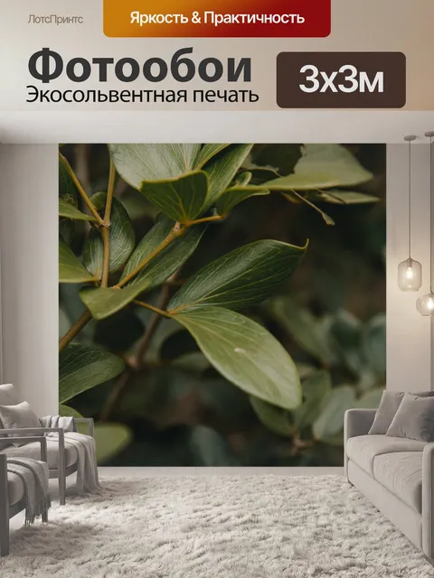 Фотообои Листья