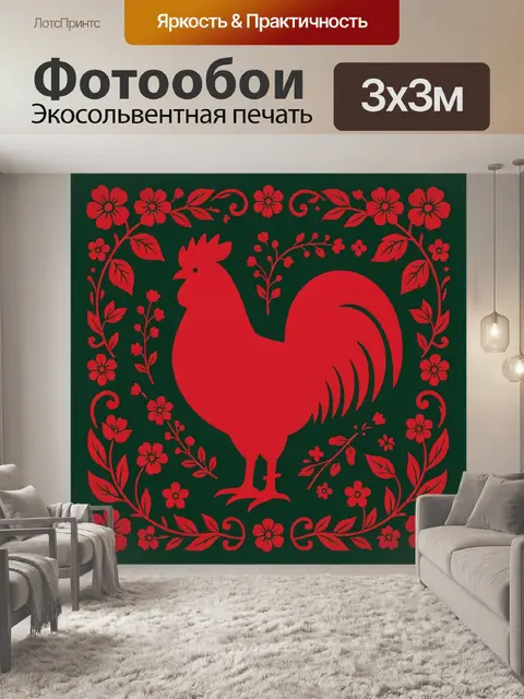 300 × 300 см · Экосольвентная печать