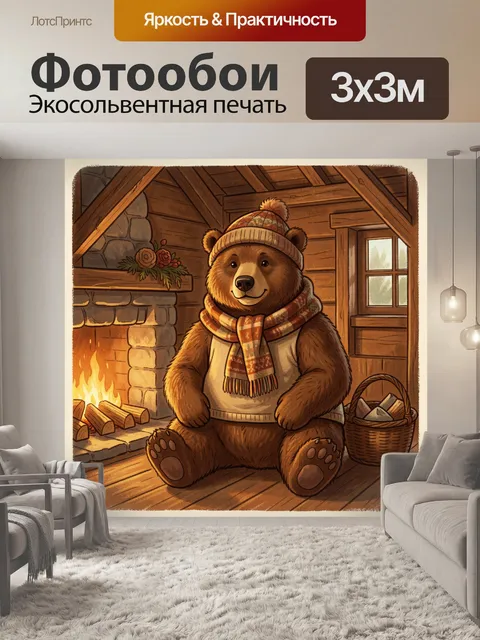 300 × 300 см · Экосольвентная печать