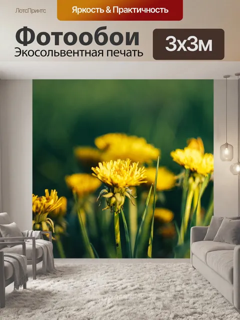 Фотообои Цветы