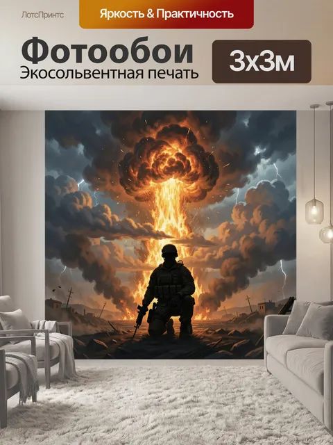 300 × 300 см · Экосольвентная печать