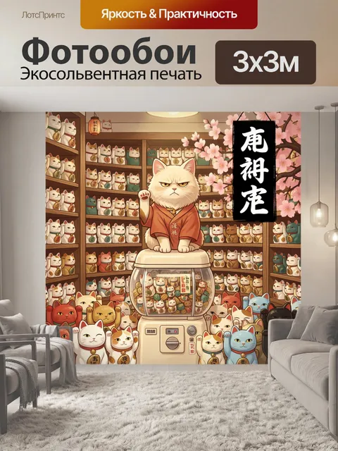 300 × 300 см · Экосольвентная печать