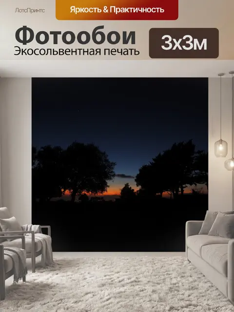 Фотообои Заход солнца