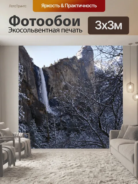 Фотообои Снег в Йосемити