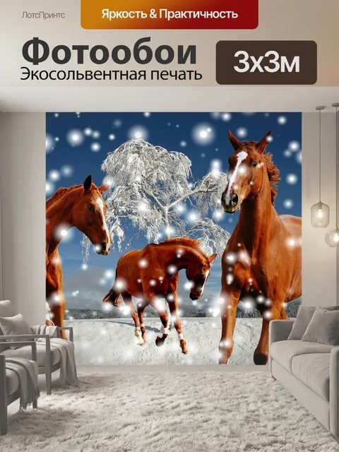 Фотообои Лошади