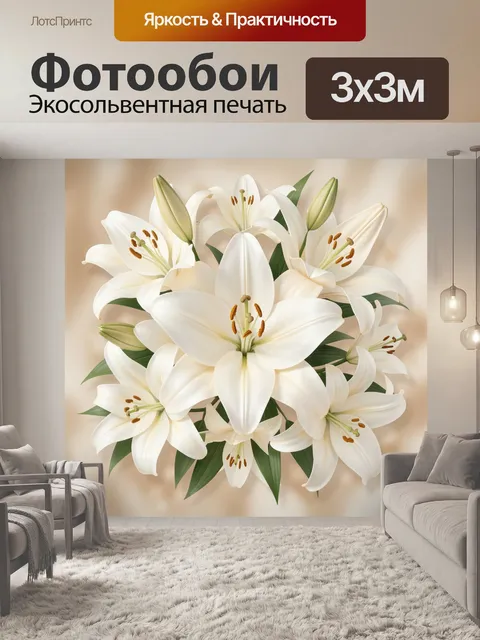 300 × 300 см · Экосольвентная печать