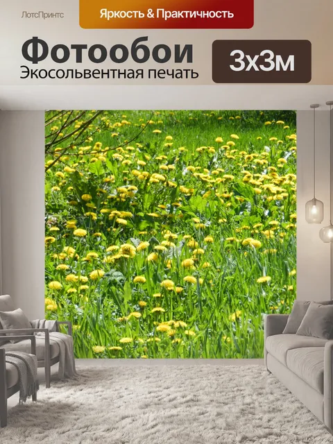Фотообои Вторжение одуванчики (1)