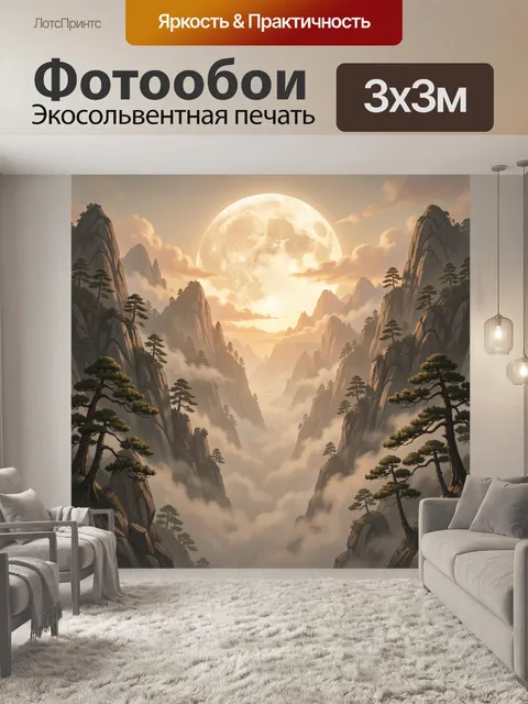 300 × 300 см · Экосольвентная печать